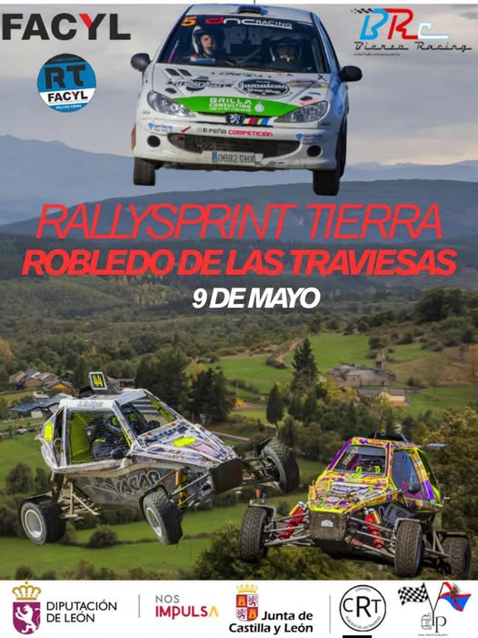 Cartel de Rallysprint de Tierra Robledo de las Traviesas