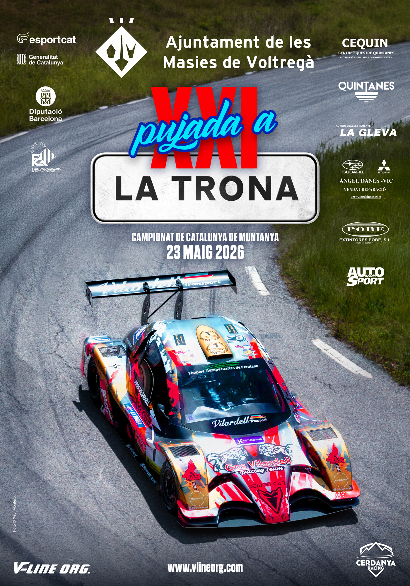 Cartel de XXI Subida a La Trona