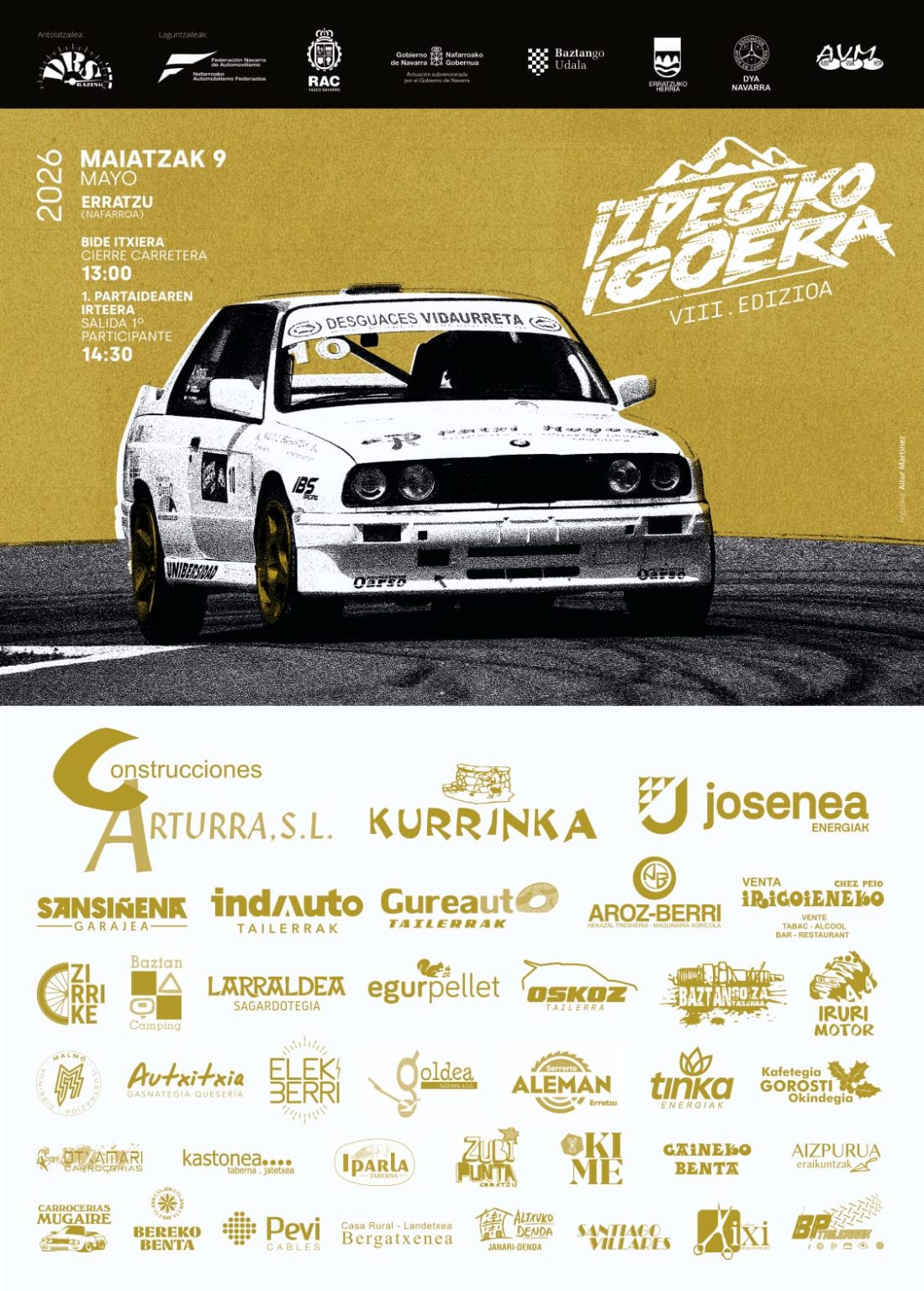 Cartel de 8ª Subida a Izpegi